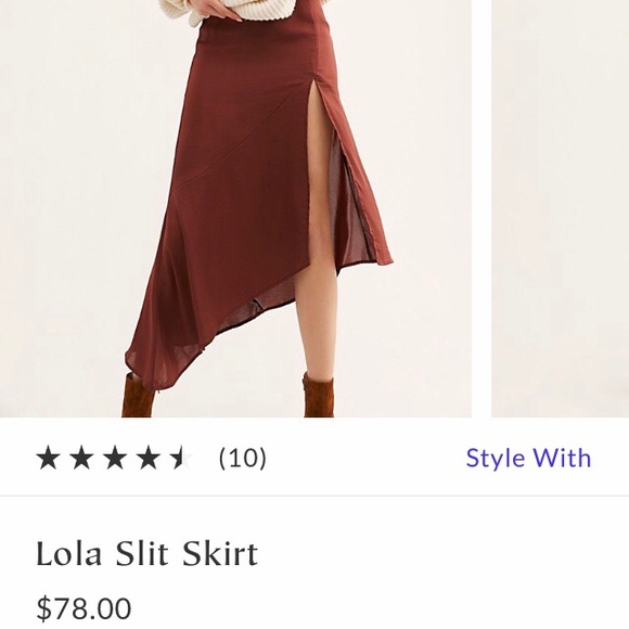 Free People Lola Asymmetrical Skirt - Picture 4 of 7